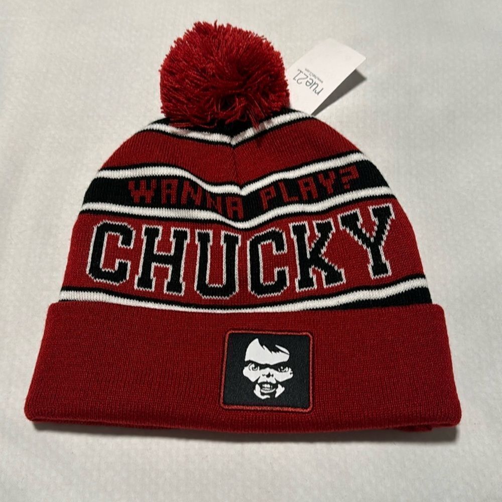 Chucky Beanie Mens Red Rue21